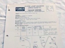 1960 Buick Invicta Lesabre Original Gm Twilight Sentinel Servicerepair Info Nos