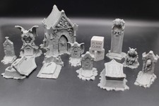 Tabletop Terrain Cemetery Tomb Crypt Set Dnd RPG wargame skirmish 28-32mm Spider