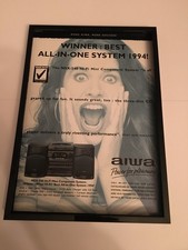 AIWA NSX 540 MINI HI FI-1994 A4 framed original advert