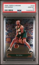 1999 TOPPS CHROME #213 VIN BAKER PSA 10