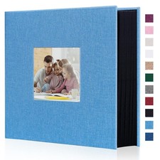 Artmag Fabric Photo Album 4x6 1000 Large Capacity for 1000 Pockets, Teal