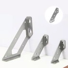  10 pcs Edelstahl Eckhalterungsschelfschrank Tischstuhl Stützhalterung