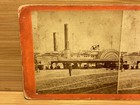 C. 1870s Stereoview Of An Albany, New York Steamboat Wharf — photo 2