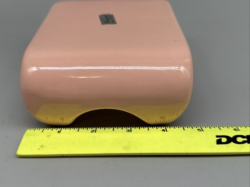 VTG HAEGER Pink Ceramic Display Stand Base 3291-1984 Vintage Pottery Plant Riser - Picture 7 of 9