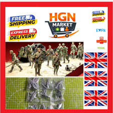 1/35 Diecast Resin Soviet Soldiers 10 Figure Model Kit Unpainted UK POSTAGE