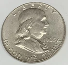 # C8169   FRANKLIN  HALF DOLLAR  COIN,   1963-D