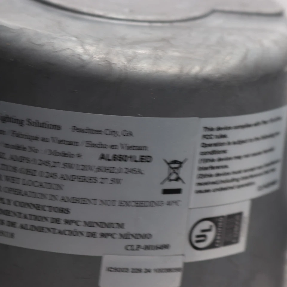 Cooper Lighting Integrated LED Dusk to Dawn Area Light Metallic - Missing Cover - Image 2 of 4