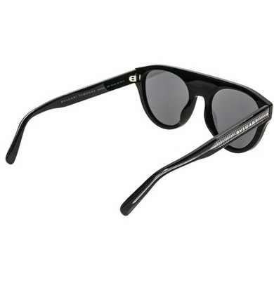 BVLGARI BV40054I TUBOGAS Black Men Aviator POLARIZED Sunglasses