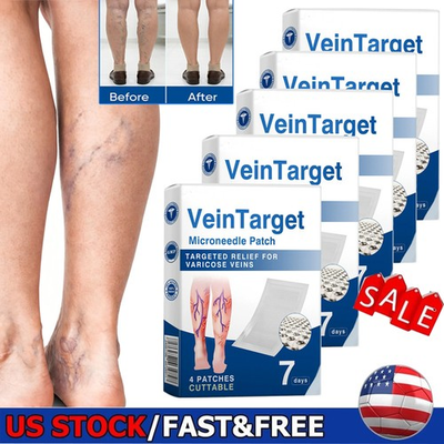 #ad #ad 4 20 Vein Target Microneedle Patches Advanced Varicose Veins Treatment for Legs $20.97