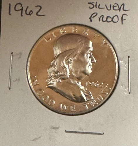 1962 Franklin Silver Half Dollar Ch Proof