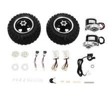 Double Wheel w/ Motor Drive Conversion Kit For Electric Beach Scooter 24V 250W