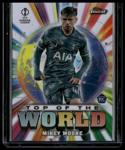 MIKEY MOORE 2024-25 Topps Finest UEFA Top Of The World RC #TW-31