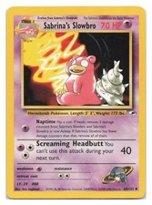 Sabrina's Slowbro 60/132 Uncommon Gym Heroes Pokemon Unlimited 2000 on eBay