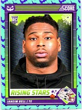 2024 Score-A-Treat #20 Jaheim Bell New England Patriots Green Bats