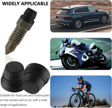 18PCS Car Disc Brake Bleeder Caps,Waterproof Dustproof Rubber Grease Fitting ...