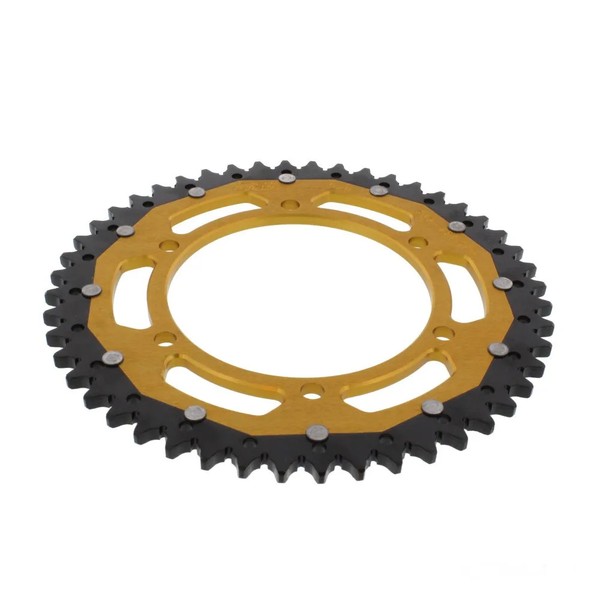 Kettenrad Alu Gold 48-ZäHne 525-Teilung FüR Yamaha TDM 900 Bj. 2002-2011-image