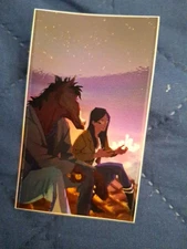 BoJack Horseman Holographic Sticker 2.5X3.5 In Diane Nyugen Rooftop