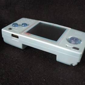 SNK NEOGEO POCKET Color Pearl Blue Console, Manual, in th Box set/Tested, Japan