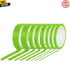 EDSRDRUS 8 Rolls Thin Painters Tape Total 1/8x3 1/4x3 1/22 x 8rolls, Green