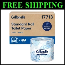 Individually Wrapped Bath Tissue, 60 Rolls, 451 Sheets/Roll