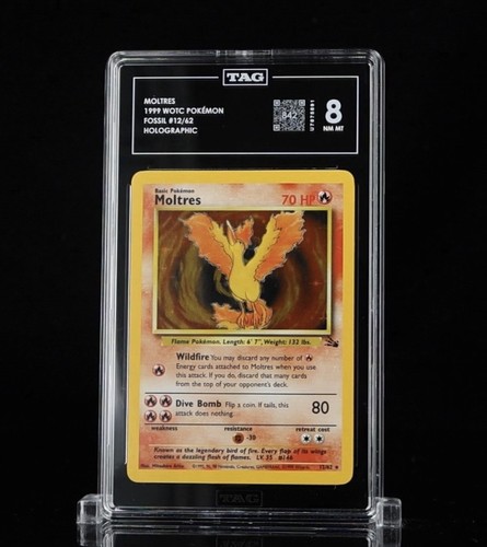 Moltres (Unlimited) graded TAG 8 for sale on eBay
