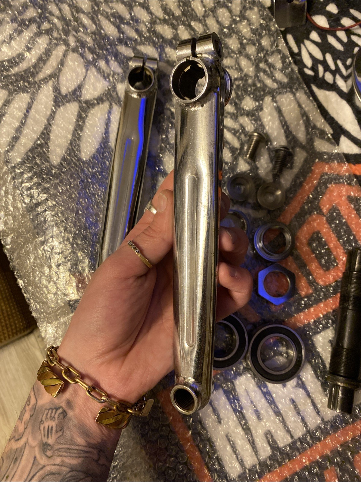 Peregrine 3-Piece Crank Set 1st Generation for BMX Old School