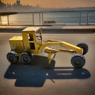 Vintage 1961 Tonka Road Grader State Hi-Way Dept Yellow