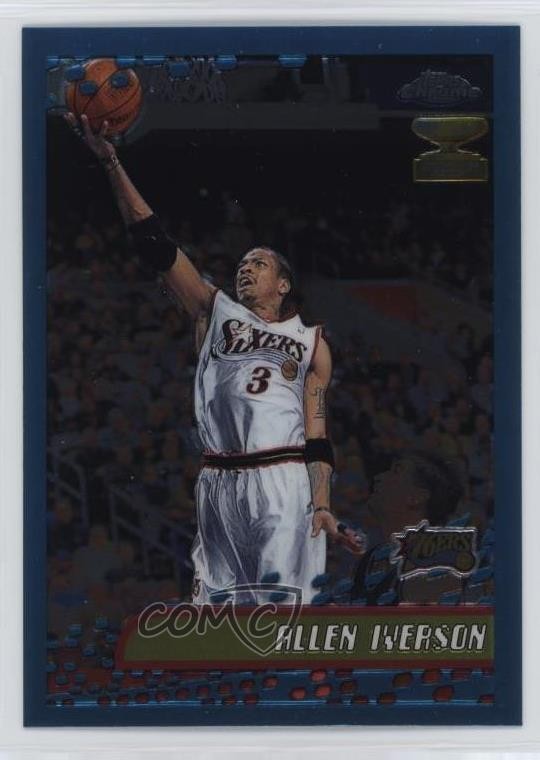 2001-02 Topps Chrome Allen Iverson #3 HOF 1fp4