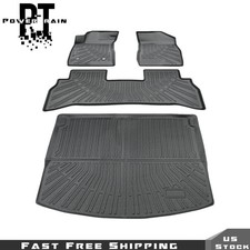 Black Tpe Floor Matstrunk Cargo For Chevrolet Trailblazer Fwd Only 2021-2026