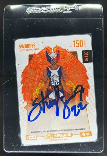 2024 Bo Jackson Battle Arena Alpha Swoopes Sheryl Debut Battlefoil Auto #BFA-138