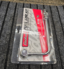 Edelbrock 8126 Fuel Inlet Line For Edelbrock Carburetors 38 Barb Inlet Chrome Edelbrock 8126 Fuel Inlet Line For Edelbrock Carburetors 38 Barb Inlet Chrome