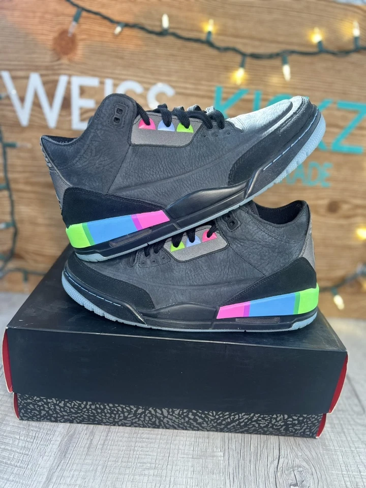 Jordan 3 Quai 54 Talla 9.5 Foto 3 de 4