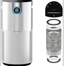 Shark UA205 Nanoseal HEPA Air Purifier MAX with Clean Sense - WHITE