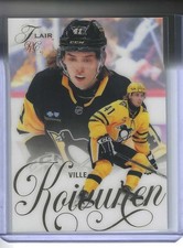 2025-26 UD FLAIR HOCKEY #181 VILLE KOIVUNEN RC PITTSBURGH PENGUINS