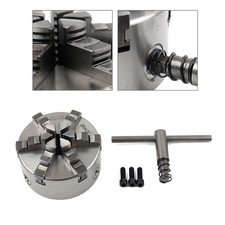 5" 6-Jaw Chuck CNC Lathe Self-Centering Hardened Steel Manual Chuck K13-125