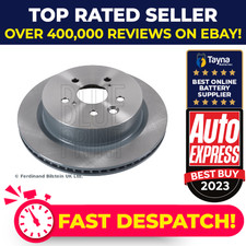2x Brake Discs Pair Vented fits LEXUS RC300h 2.5 Rear 2014 on 2AR-FSE 310mm Set
