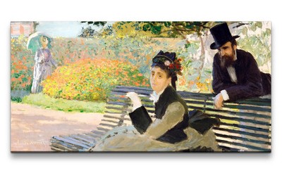 120x60cm Remaster Claude Monet Impressionismus weltberühmtes Wandbild Camille