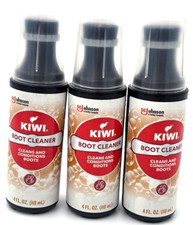 KIWI Boot Cleaner 4 fl oz cleans and condition Stain Remover boots Spray-3 BTL