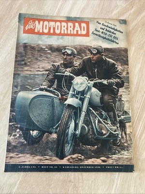 Magazine Motorcycle Das Motorrad '' No. 23 1950 NSU 251 Osl Etc