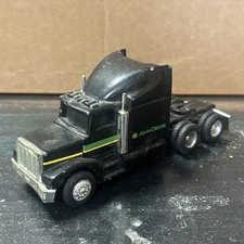 ERTL JOHN DEERE COMPANY BLACK SEMI TRUCK  1/64