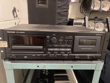 Tascam CD-A500 Pro Bi-Directional Cassette Recorder  CD Player 