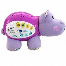 Tested Working VTech Lil Critters Soothing Starlight Hippo Pink Plush Toy
