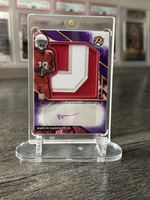 2024 Topps Resurgence Marvin Harrison Jr. Patch Auto /75 PLAYER WORN #RPA-MH
