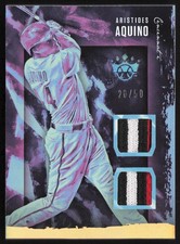 2020 Panini Diamond Kings Aristedes Aquino Reds Dual Patch 20/50