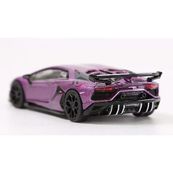Hs002-04 1/64 Lamborghini Aventador Svj Viola 30Th Diecast