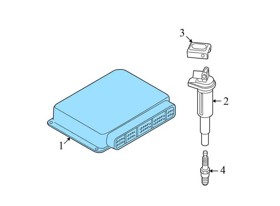 BMW 530XI 2006 3,0 L - ECU/DME unidad de control del motor 7553167 Foto 3 de 4