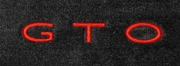 Lloyd Mats Velourtex Pontiac GTO Custom Embroidered Front Floor Mats (1966-1967) Foto 3 de 4
