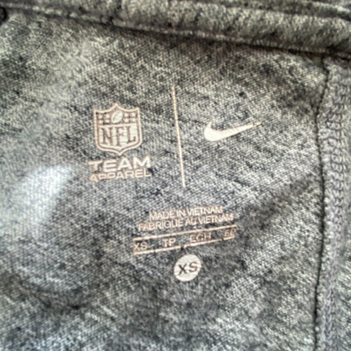 NIKE NFL Team Apparel Seattle Seahawks Women’s Heather Gray Zip Up Hoodie Sz XS - Picture 6 of 10
