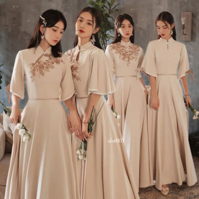 cheongsam bridesmaid dresses White Marilyn Dress | Modern White Chinese Wedding Dress