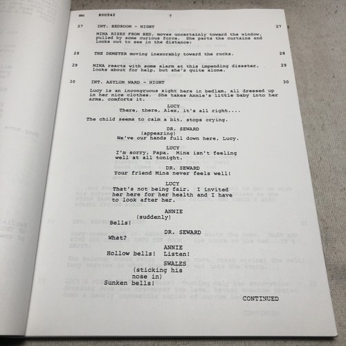 Dracula Second Draft Screenplay by W. D. Richter 1978 Reproduction - Picture 9 of 13